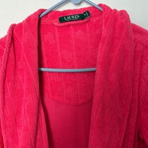 Lauren Ralph Lauren Vibrant Pink Robe Y2K